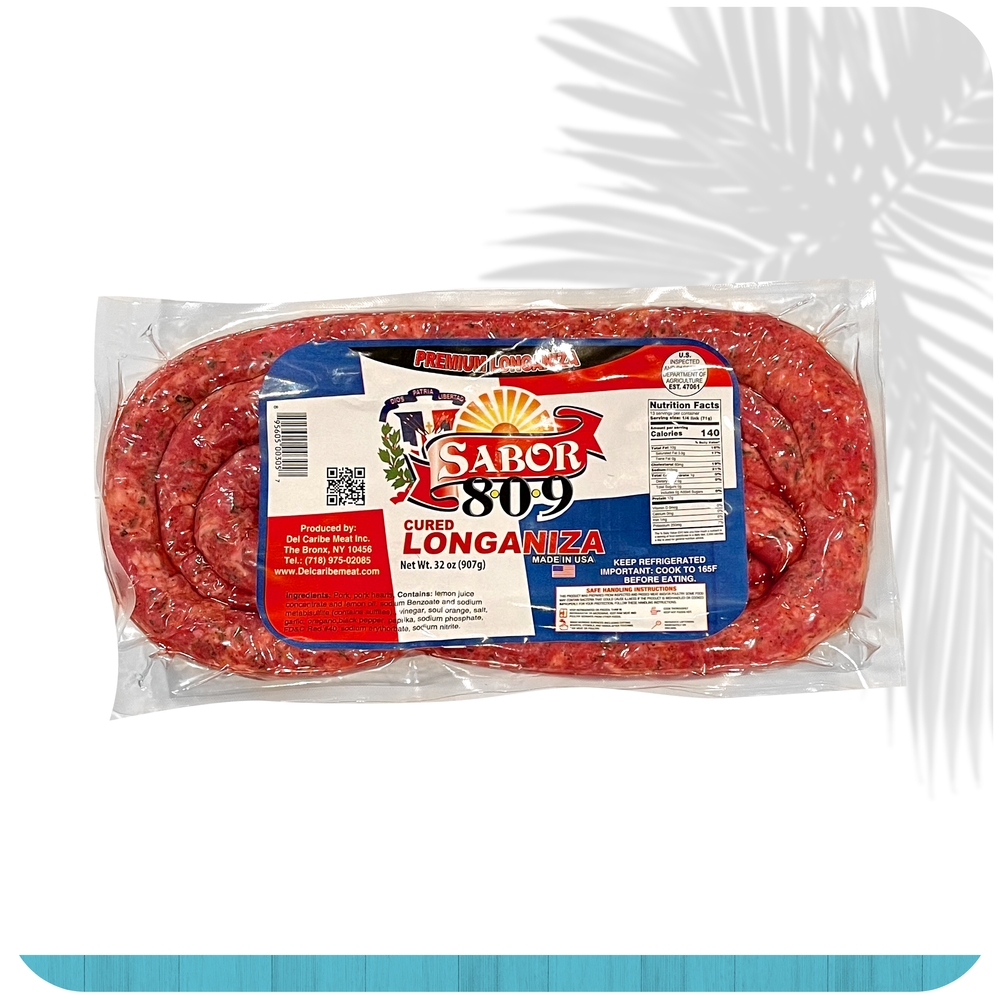 Sabor 809 Longaniza — Del Caribe Meat, Inc.